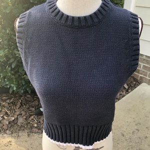 Tommy Hilfiger Blue Sleeveless Sweater